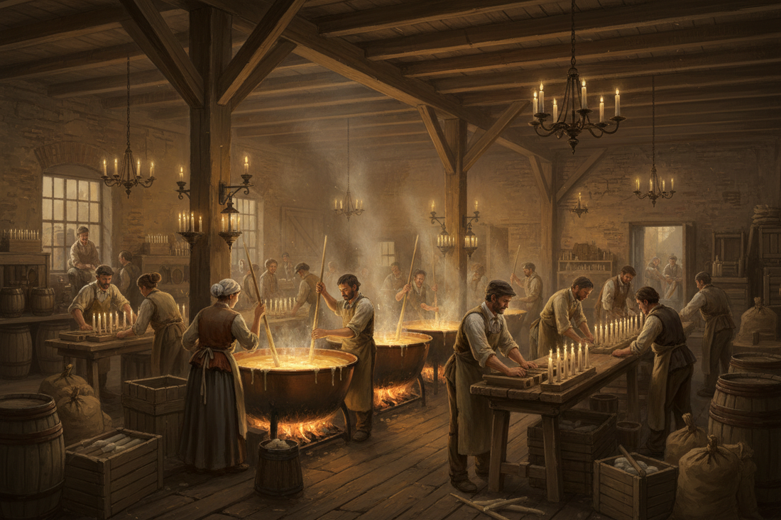 19th-Century Candle Making: Inside the Factory