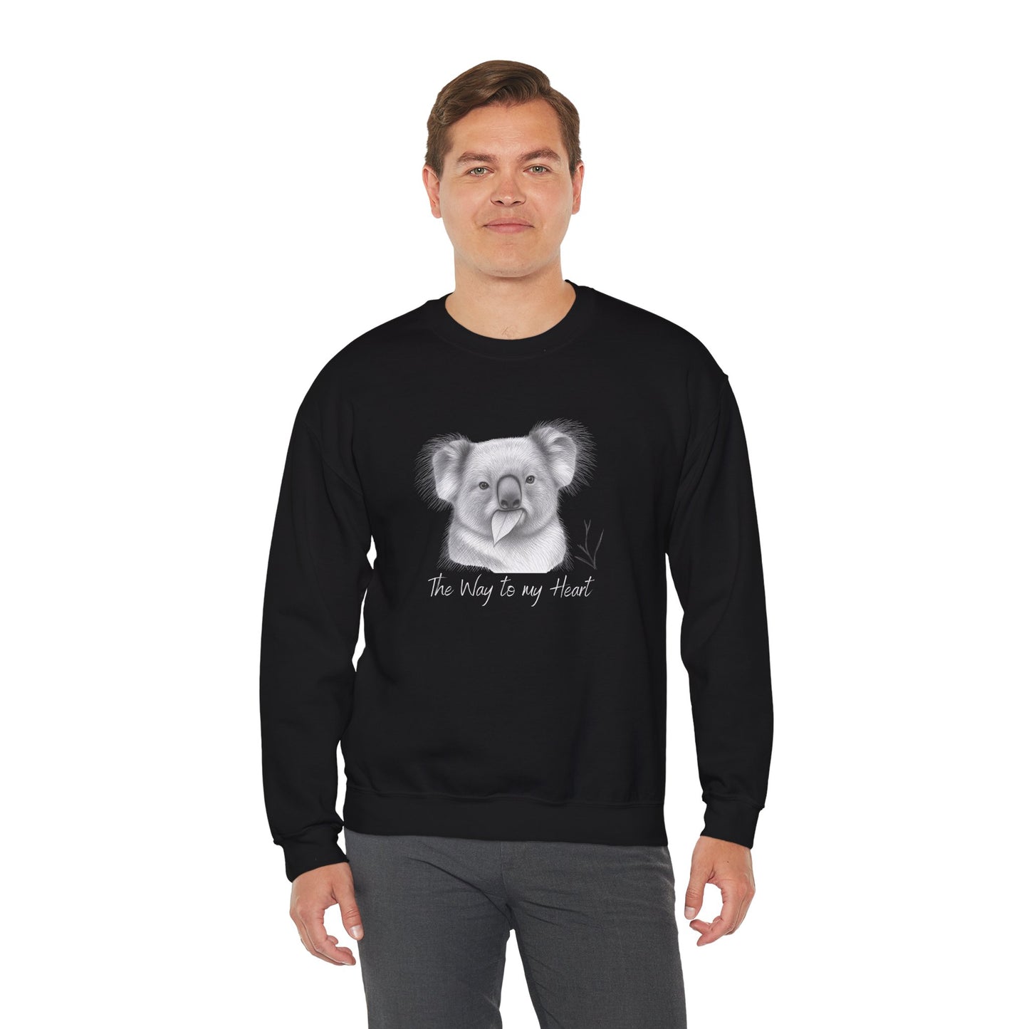"The Way to My Heart" Koala Sweatshirt - Ships from Australia