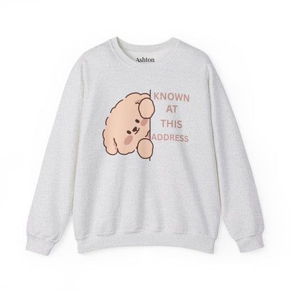 "Known At This Address" Dog Sweatshirt  - Ships from Australia