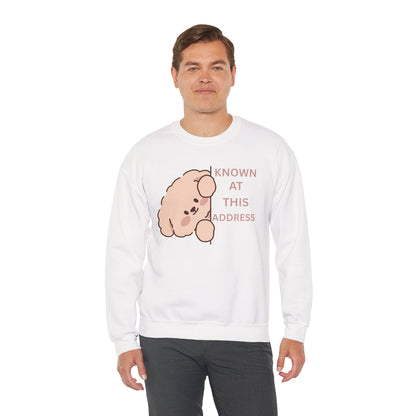 "Known At This Address" Dog Sweatshirt  - Ships from Australia