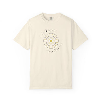 Celestial Zodiac Wheel T-Shirt — Ships from Australia