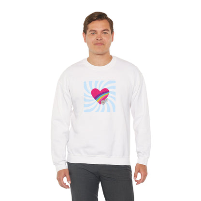 Retro Heart sweatshirt (Style 1) - Ships from Australia