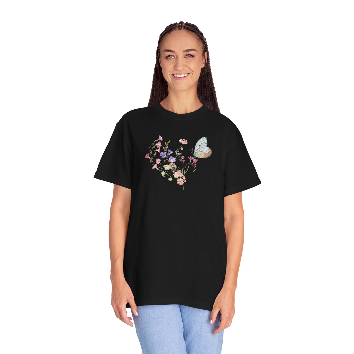 Wildflowers Cotton T-Shirt (Style 2) - ships from Australia