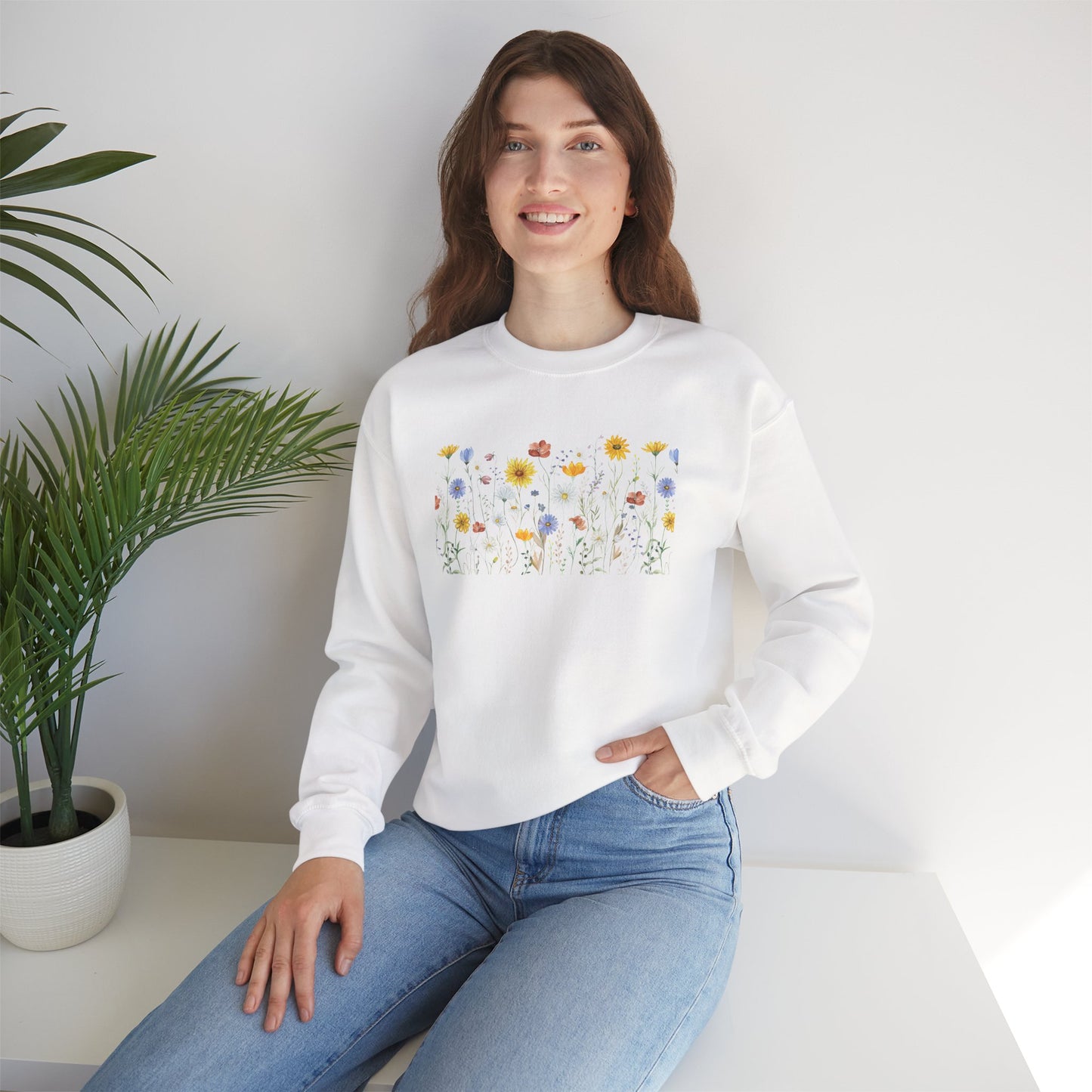 Wildflowers Sweatshirt - Ships from Australia