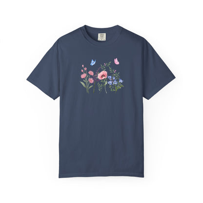 Butterflies and Flowers t-shirt - Ships from Australia
