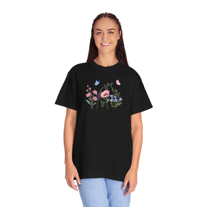 Butterflies and Flowers t-shirt - Ships from Australia
