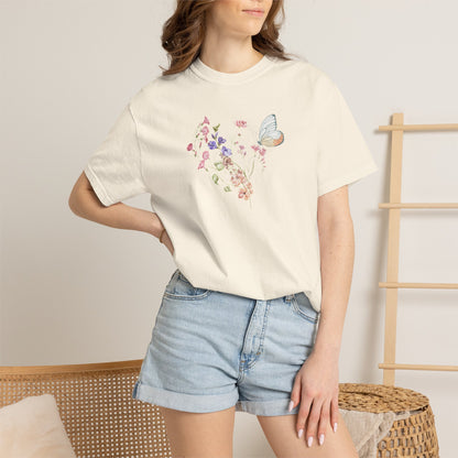 Wildflowers Cotton T-Shirt (Style 2) - ships from Australia