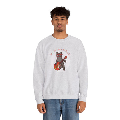 "My Cat Likes To Rock" Sweatshirt - Ships from Australia