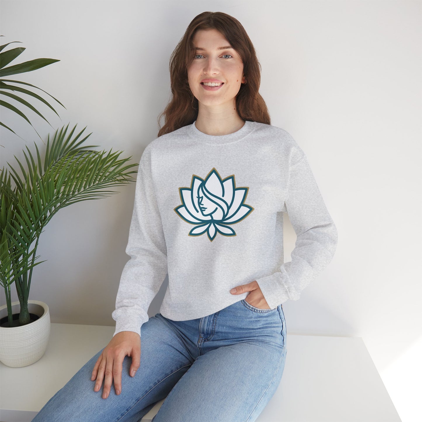 Lotus Lady Sweatshirt - Ships from Australia