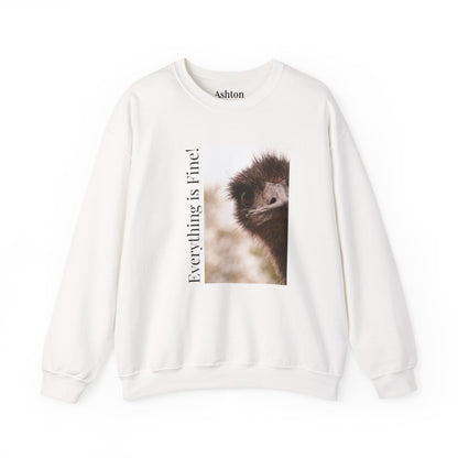 "Everything Is Fine" Sweatshirt (Style 1) - Ships from Australia