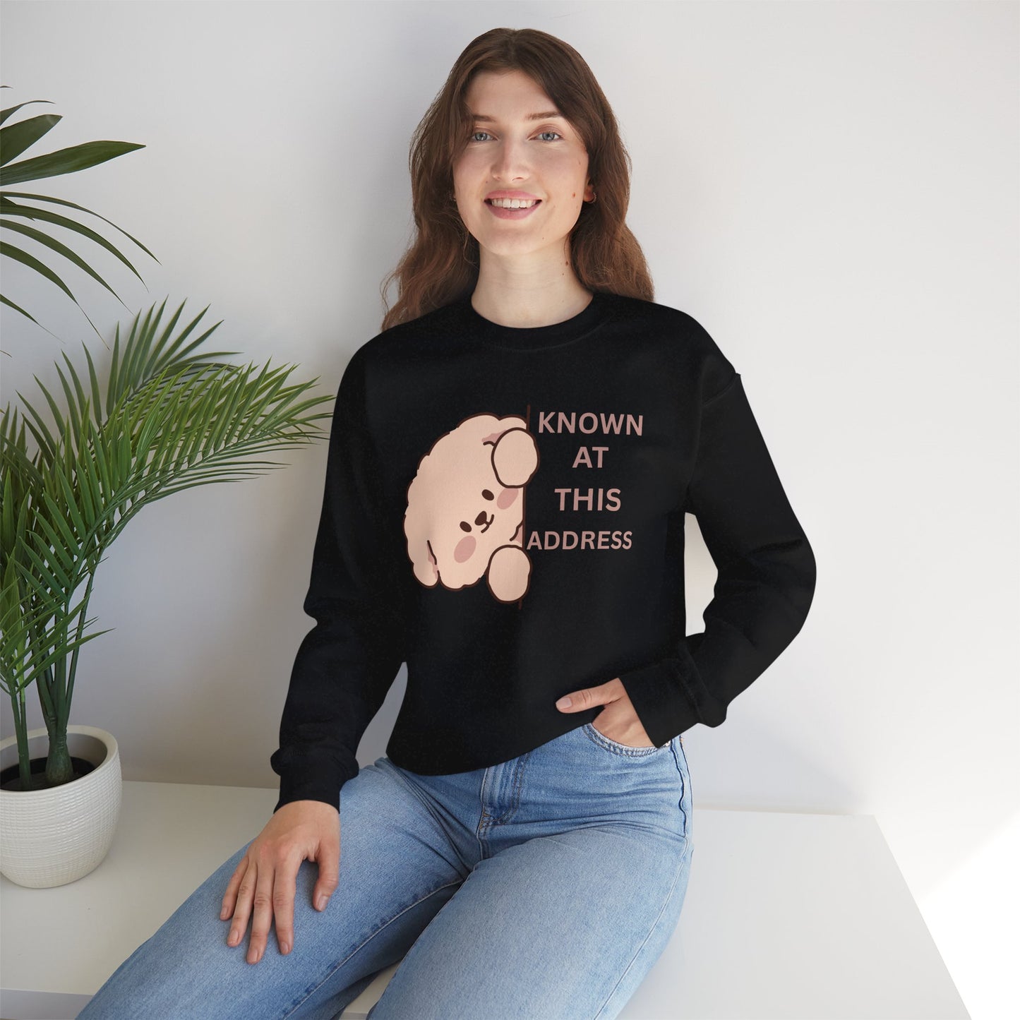 "Known At This Address" Dog Sweatshirt  - Ships from Australia