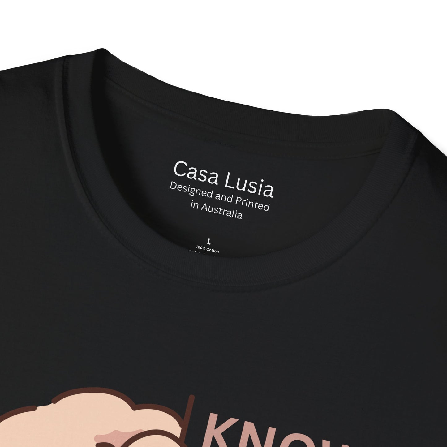 "Known At This Address" Cotton Dog T-Shirt - Ships from Australia