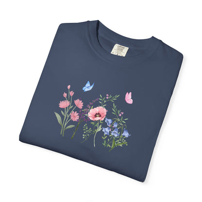 Butterflies and Flowers t-shirt - Ships from Australia