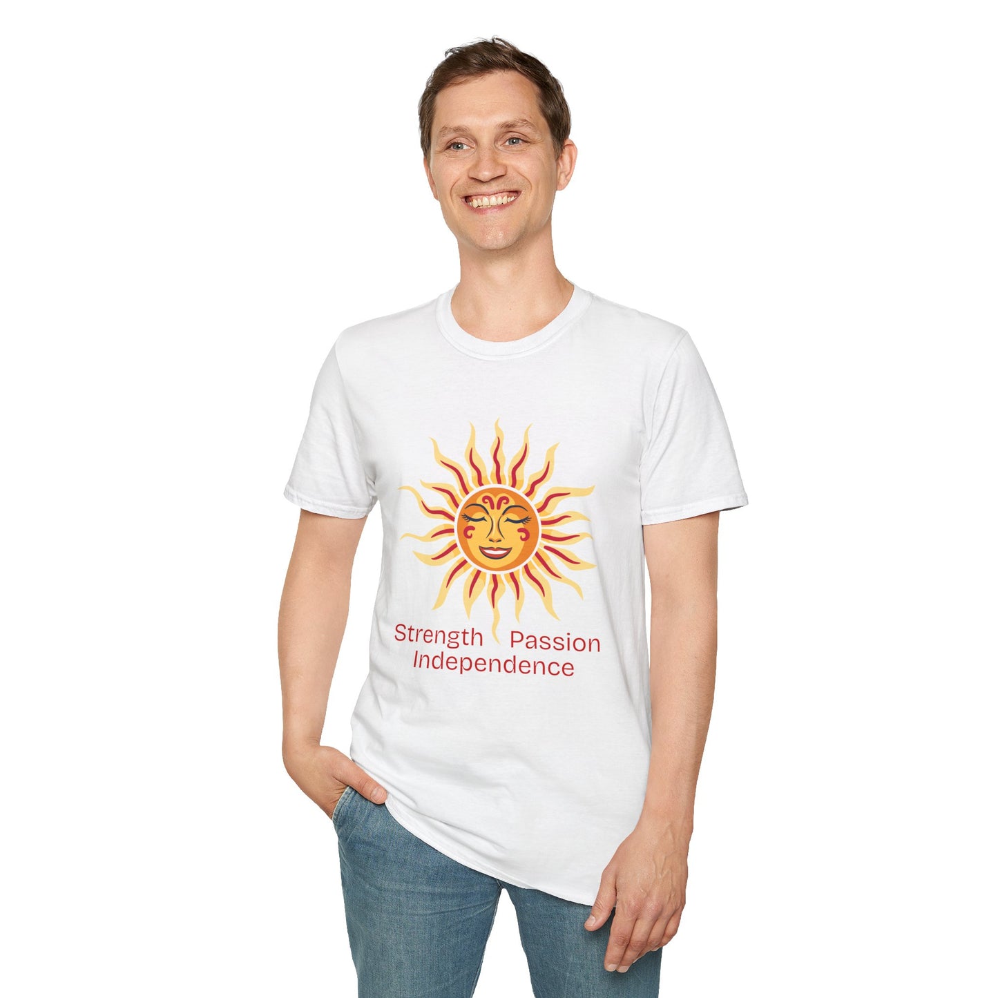 Retro Sun Light-Weight Cotton T-Shirt ships from Australia