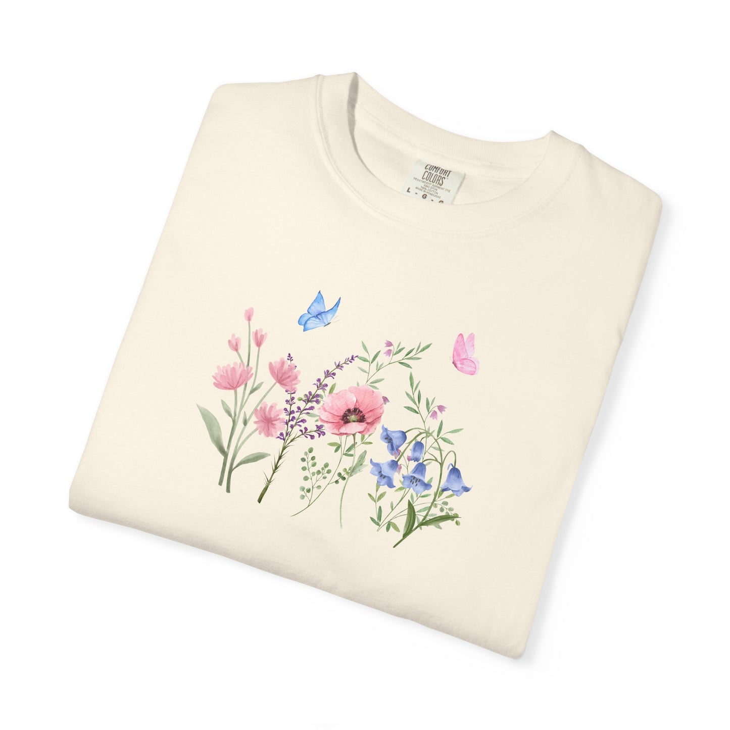 Butterflies and Flowers t-shirt - Ships from Australia