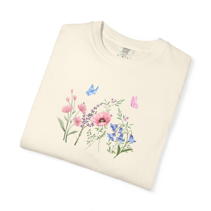 Butterflies and Flowers t-shirt - Ships from Australia