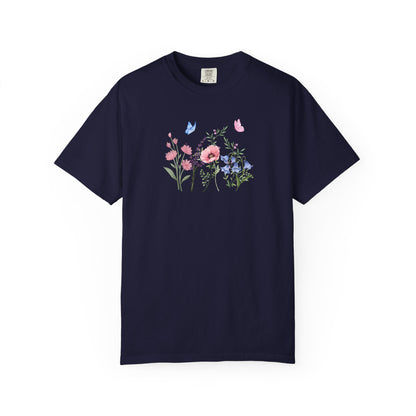 Butterflies and Flowers t-shirt - Ships from Australia