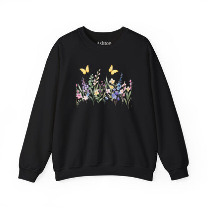 Botanical Wildflowers sweatshirt - Ships from Australia