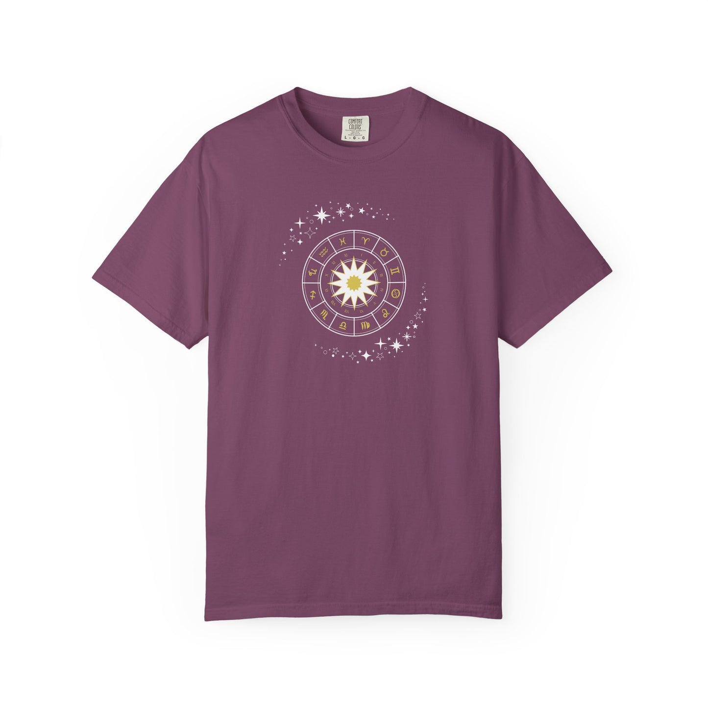 Celestial Zodiac Wheel T-Shirt — Ships from Australia