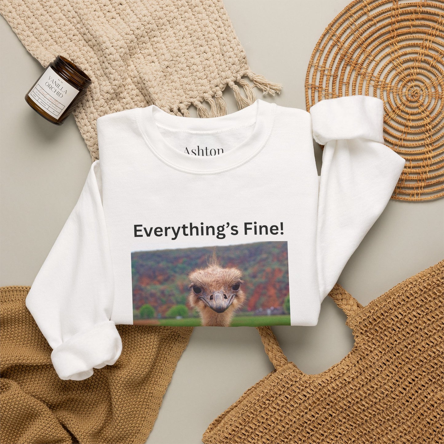 "Everything's Fine!" (Style 2) Sweatshirt - Ships from Australia