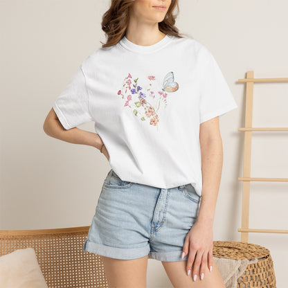 Wildflowers Cotton T-Shirt (Style 2) - ships from Australia