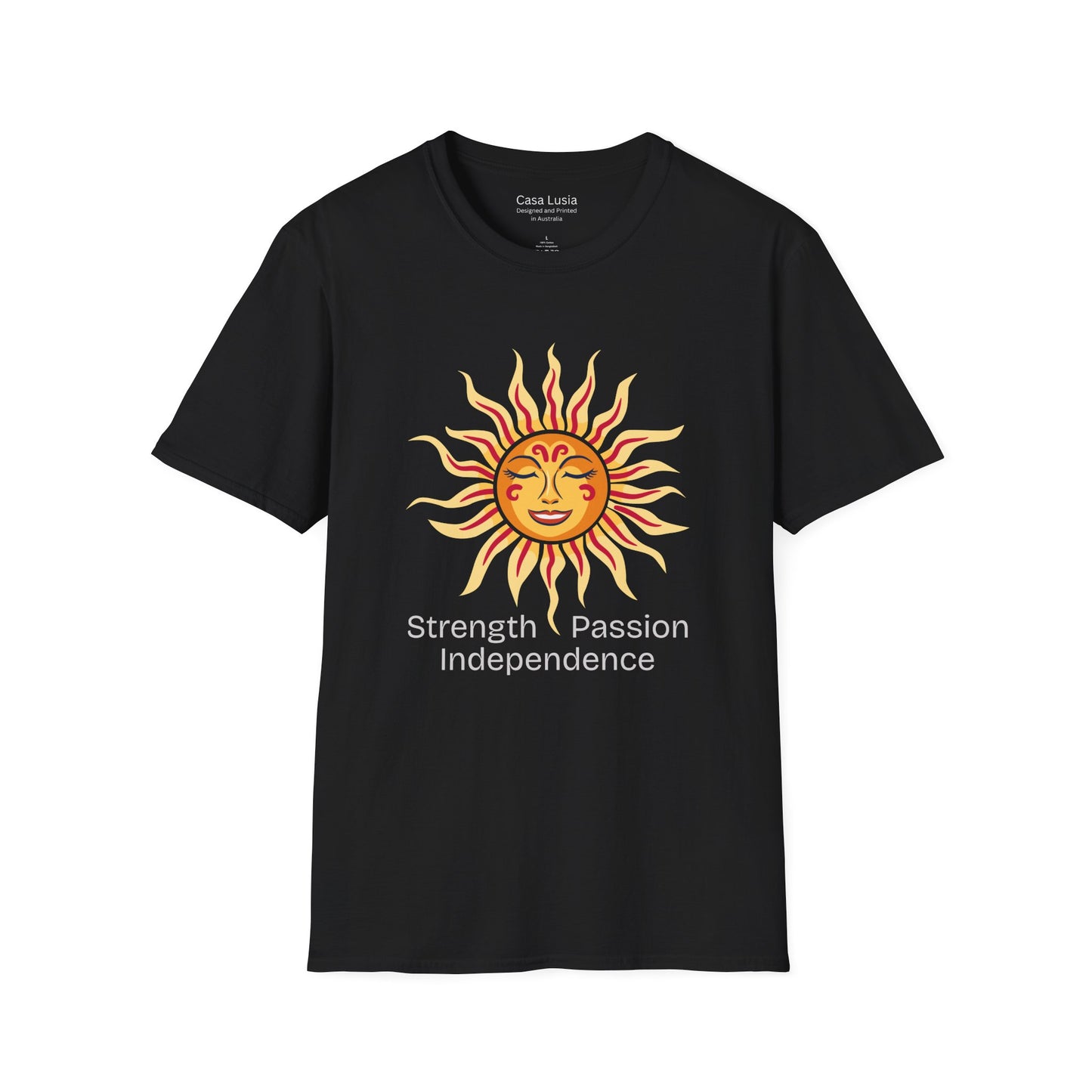 Retro Sun Light-Weight Cotton T-Shirt ships from Australia