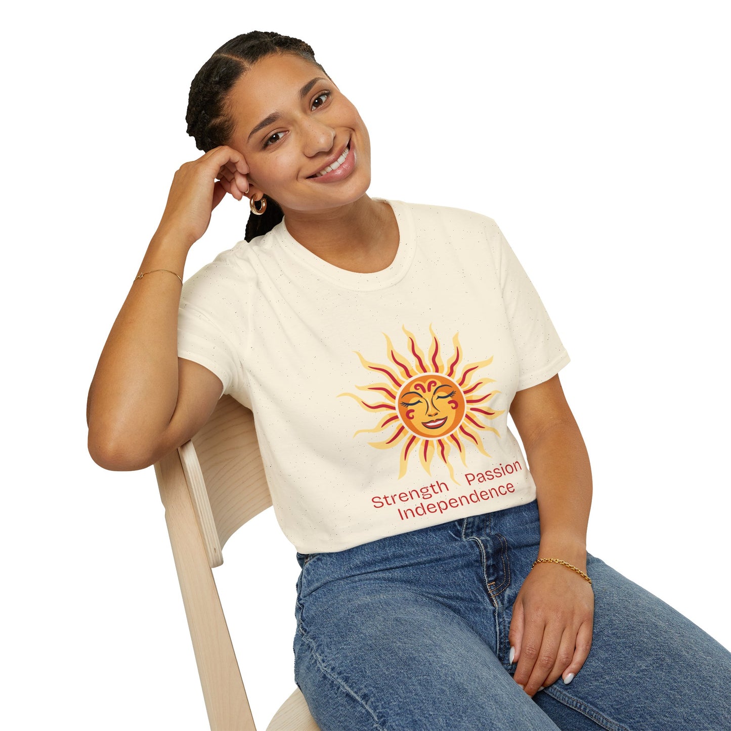 Retro Sun Light-Weight Cotton T-Shirt ships from Australia