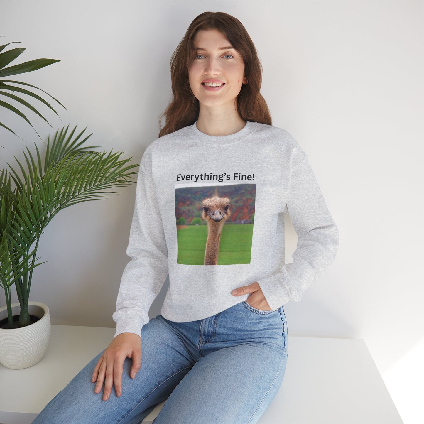 "Everything's Fine!" (Style 2) Sweatshirt - Ships from Australia