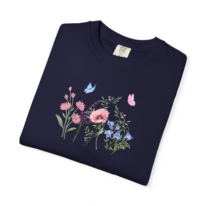 Butterflies and Flowers t-shirt - Ships from Australia