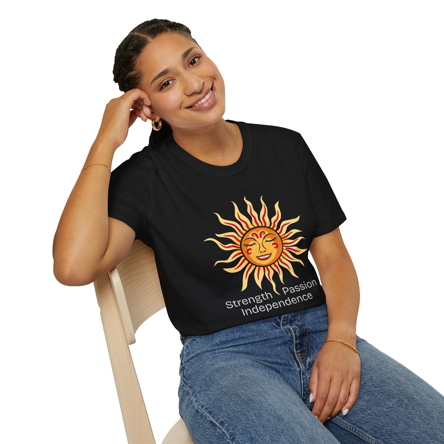 Retro Sun Light-Weight Cotton T-Shirt ships from Australia