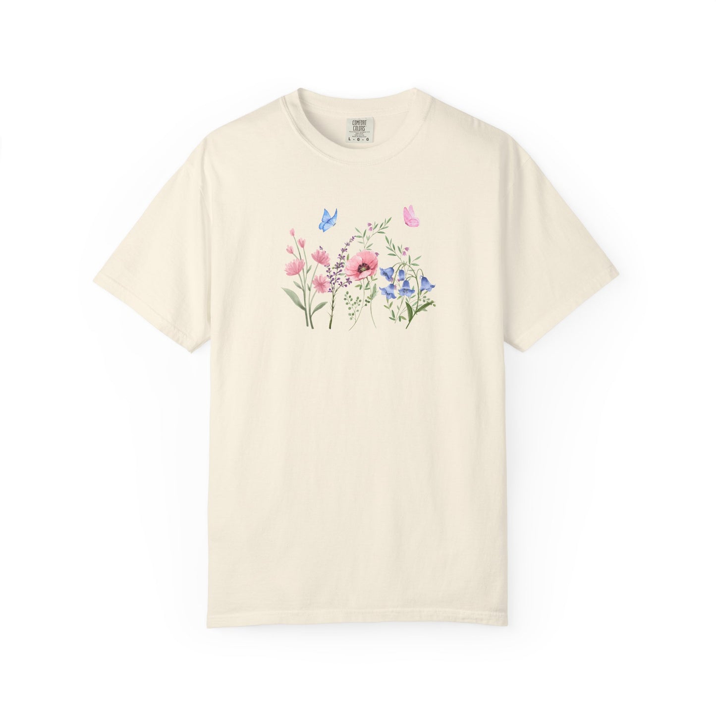 Butterflies and Flowers t-shirt - Ships from Australia