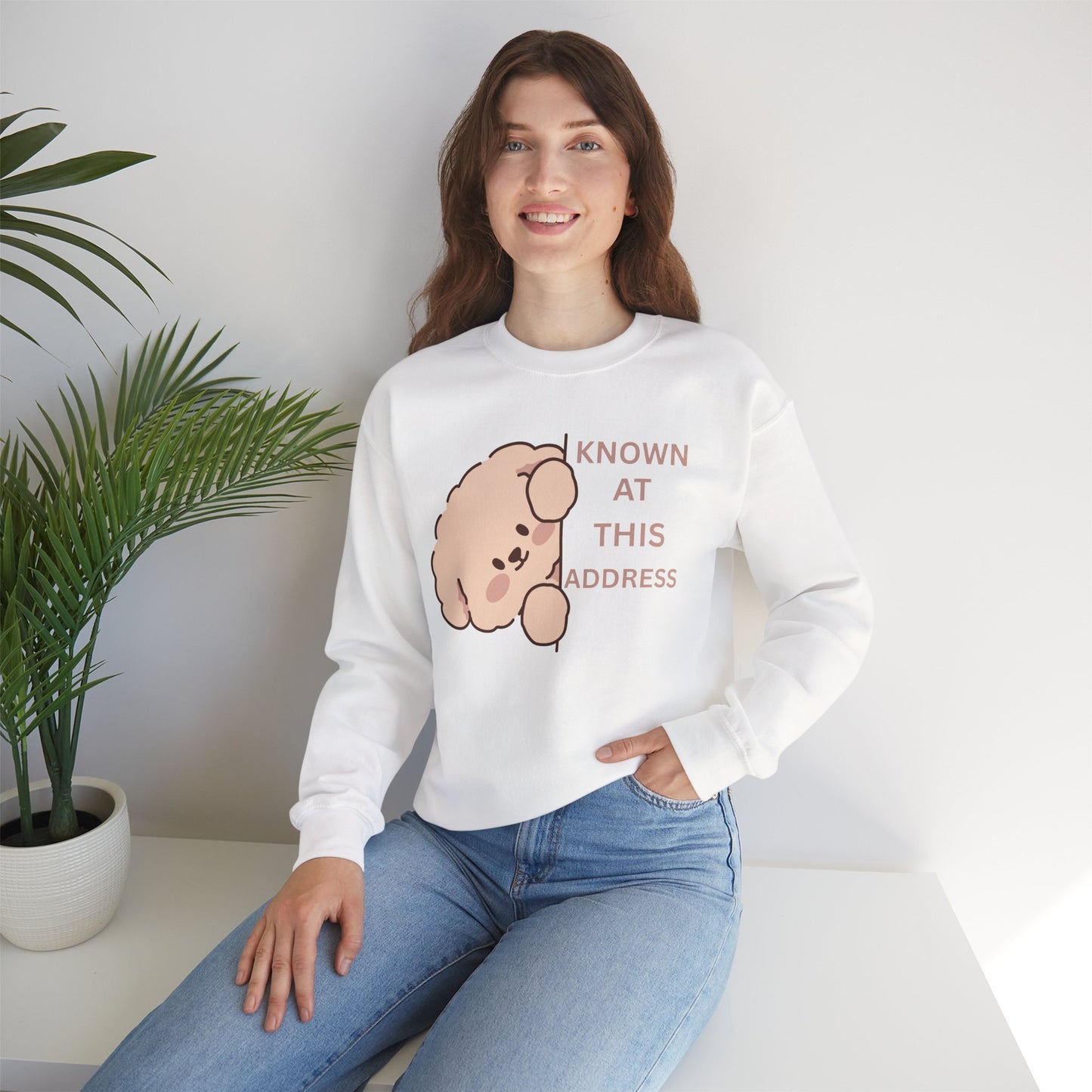 "Known At This Address" Dog Sweatshirt  - Ships from Australia