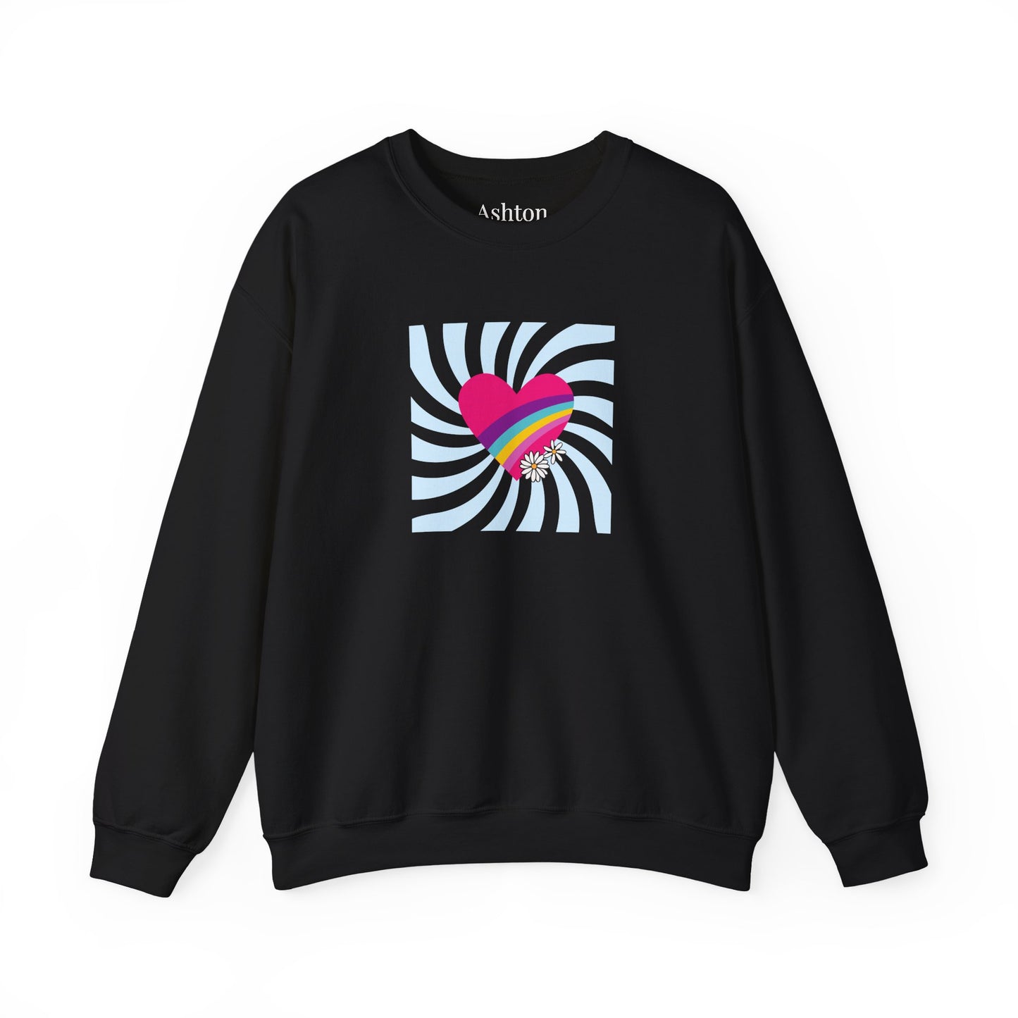 Retro Heart sweatshirt (Style 1) - Ships from Australia