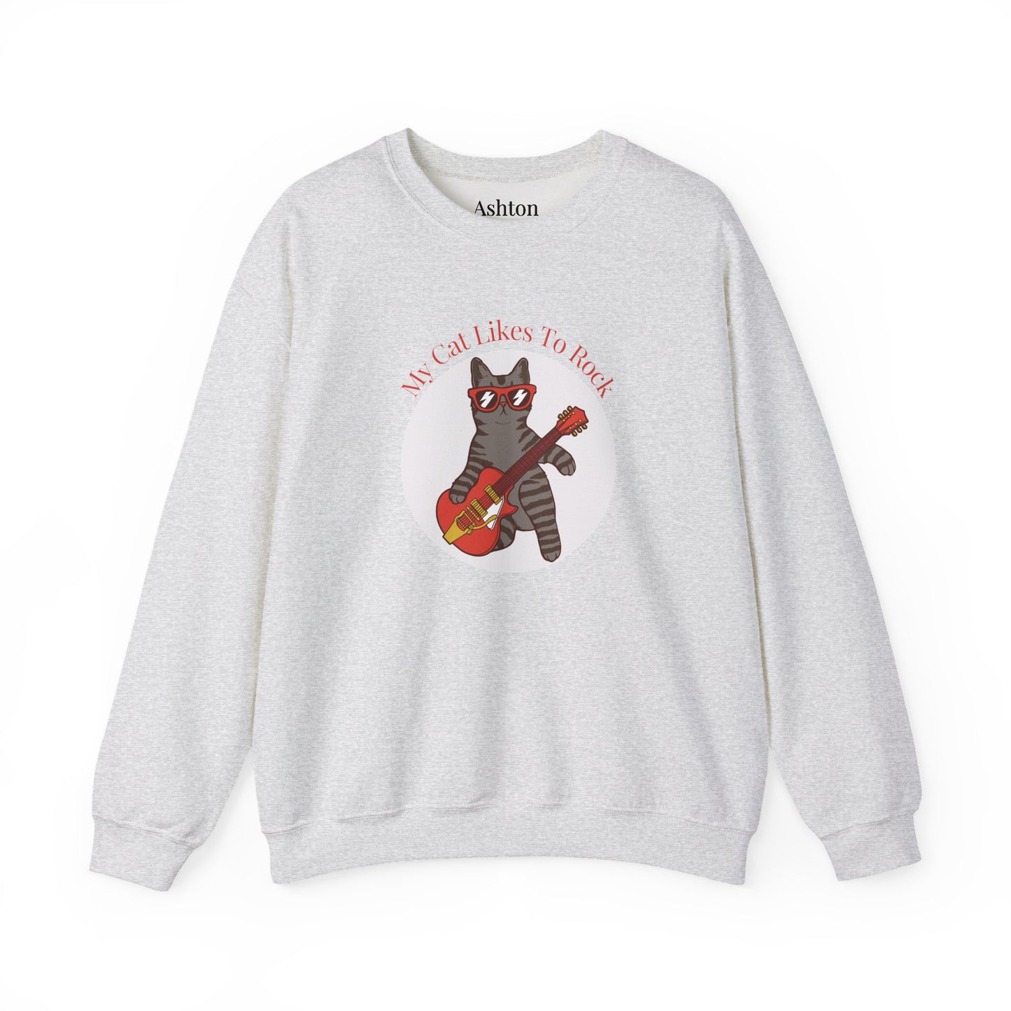 "My Cat Likes To Rock" Sweatshirt - Ships from Australia