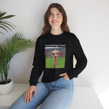 "Everything's Fine!" (Style 2) Sweatshirt - Ships from Australia