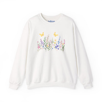 Botanical Wildflowers sweatshirt - Ships from Australia