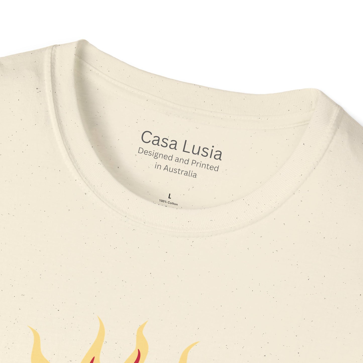 Retro Sun Light-Weight Cotton T-Shirt ships from Australia