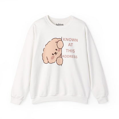 "Known At This Address" Dog Sweatshirt  - Ships from Australia