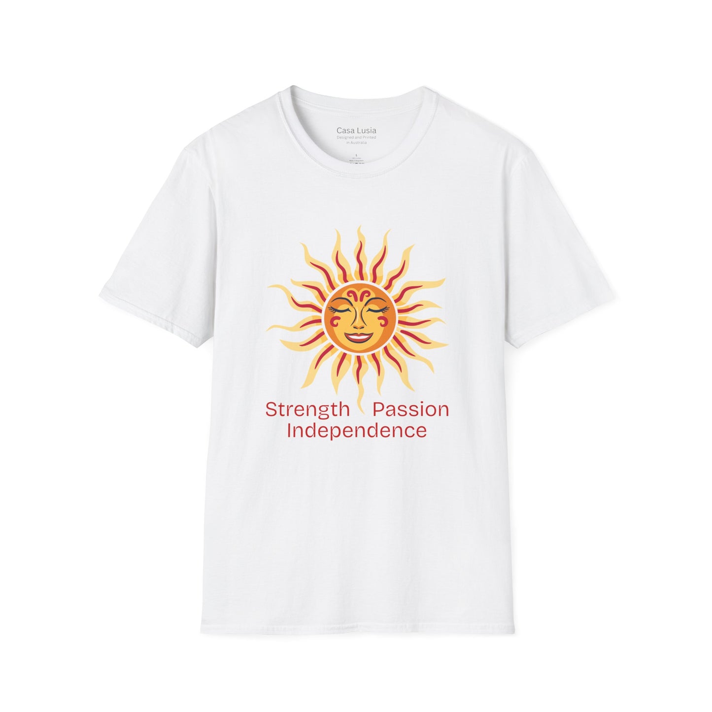 Retro Sun Light-Weight Cotton T-Shirt ships from Australia