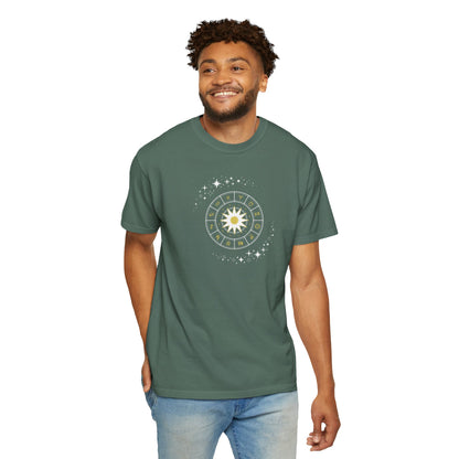 Celestial Zodiac Wheel T-Shirt — Ships from Australia
