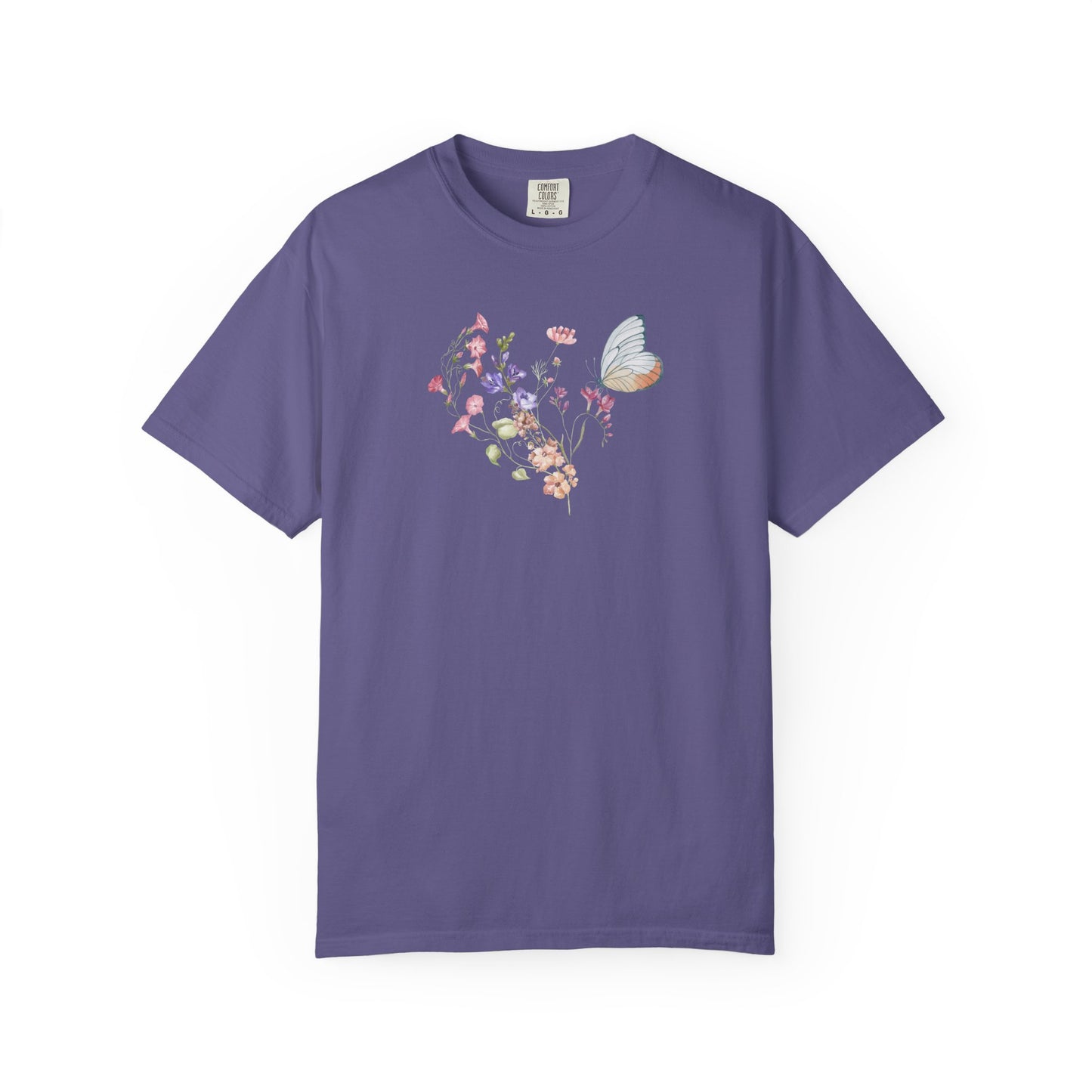 Wildflowers Cotton T-Shirt (Style 2) - ships from Australia