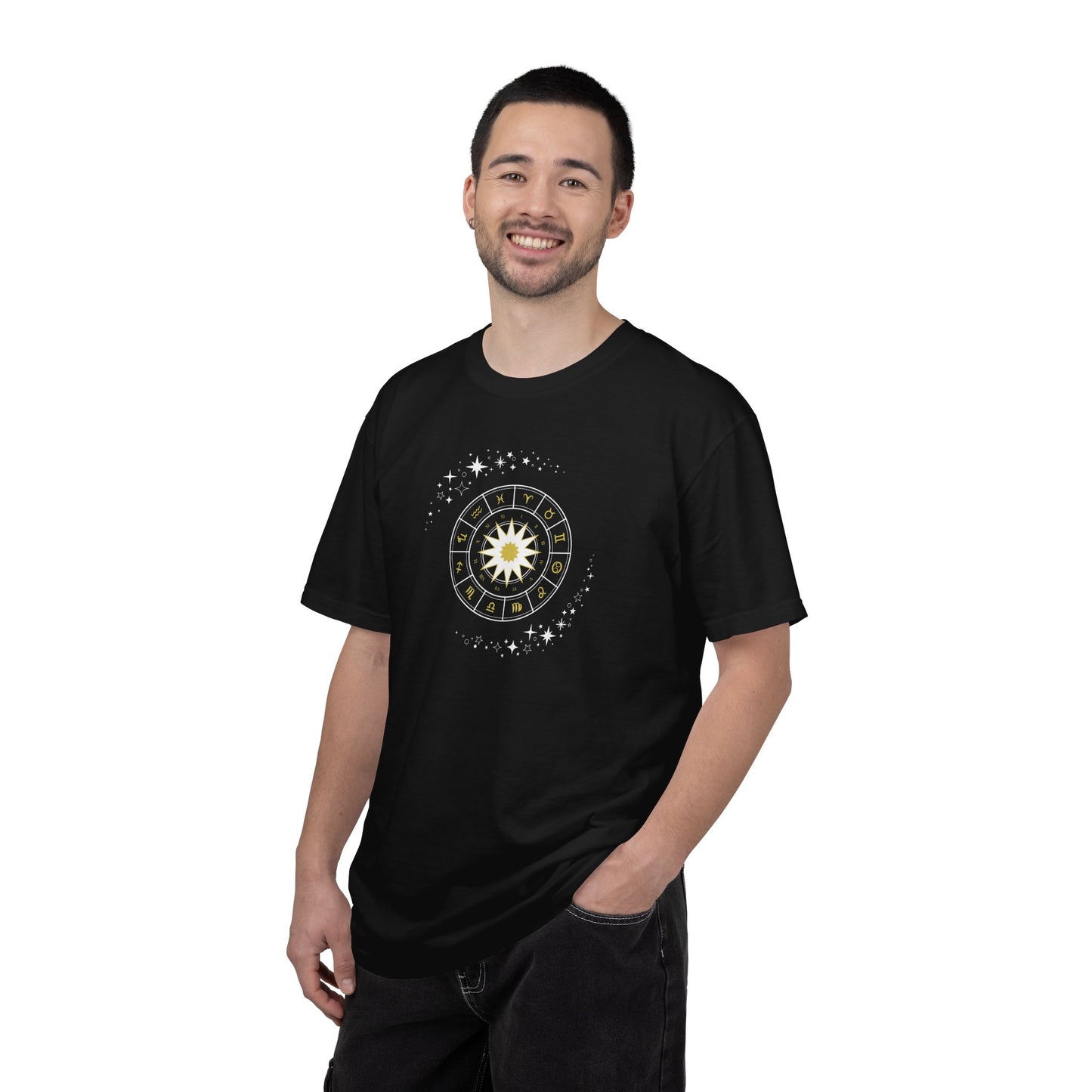 Celestial Zodiac Wheel T-Shirt — Ships from Australia