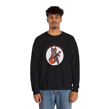 "My Cat Likes To Rock" Sweatshirt - Ships from Australia