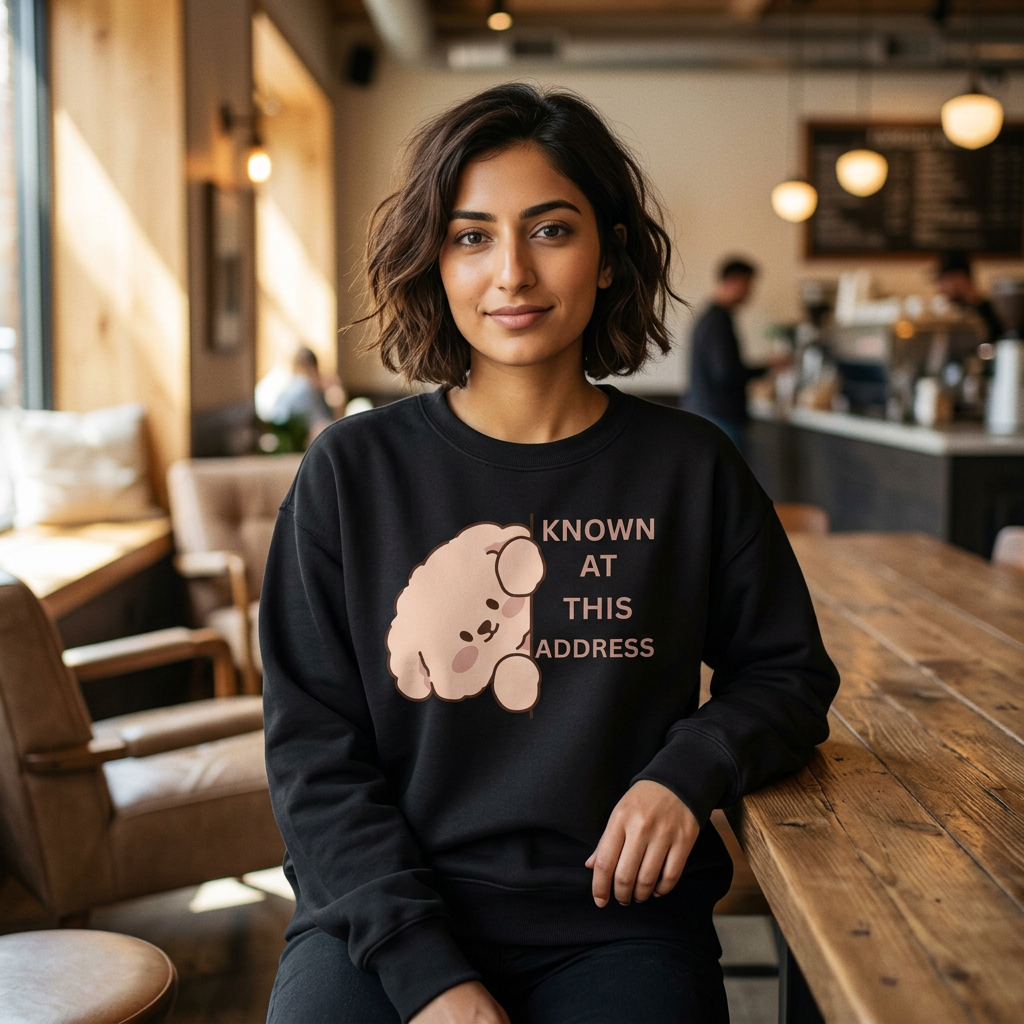 "Known At This Address" Dog Sweatshirt  - Ships from Australia
