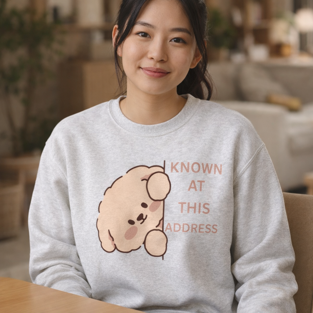 "Known At This Address" Dog Sweatshirt  - Ships from Australia