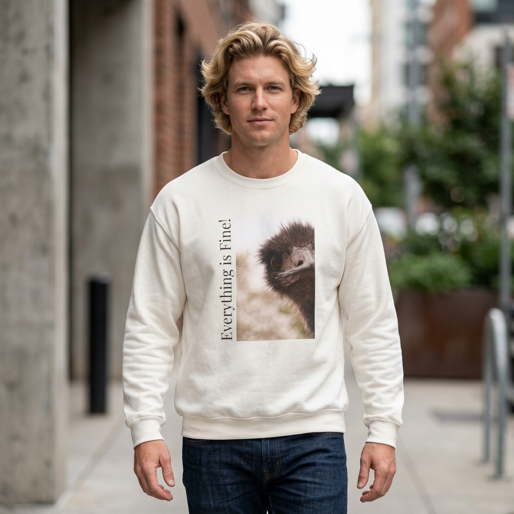 "Everything Is Fine" Sweatshirt (Style 1) - Ships from Australia