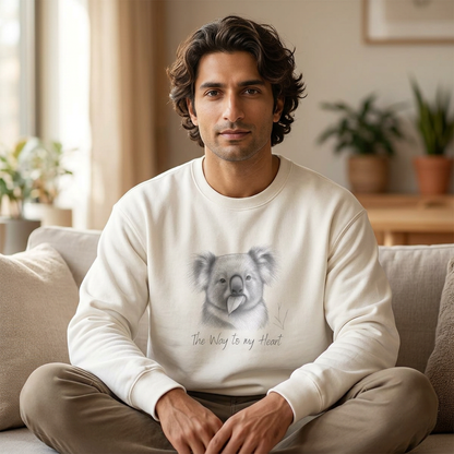 "The Way to My Heart" Koala Sweatshirt - Ships from Australia