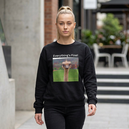 "Everything's Fine!" (Style 2) Sweatshirt - Ships from Australia