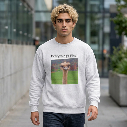 "Everything's Fine!" (Style 2) Sweatshirt - Ships from Australia