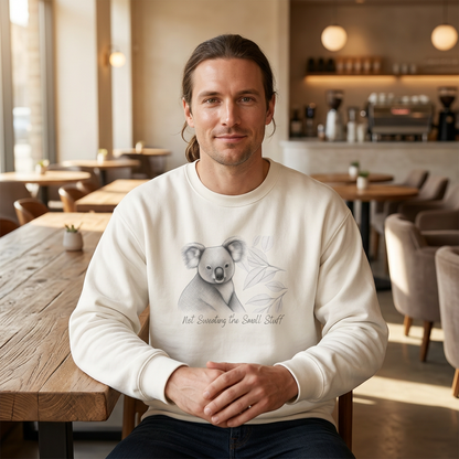 "Not Sweating the Small Stuff" Koala Sweatshirt - Ships from Australia